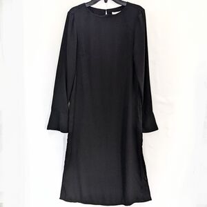 h and m black shirt dress Women's Black Shirt Dresses